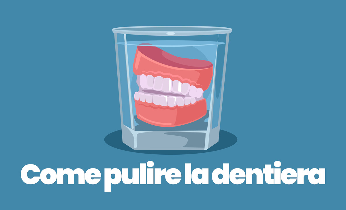 pulire la dentiera