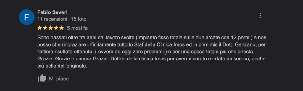 recensione Fabio severi